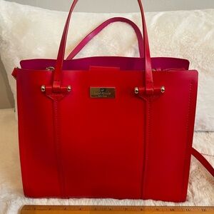 Kate Spade Vibrant Red Tote Bag